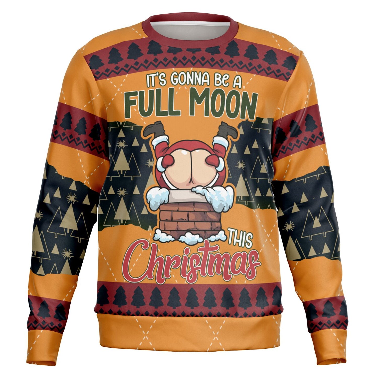 “Full Moon This Christmas” Funny Holiday Sweat