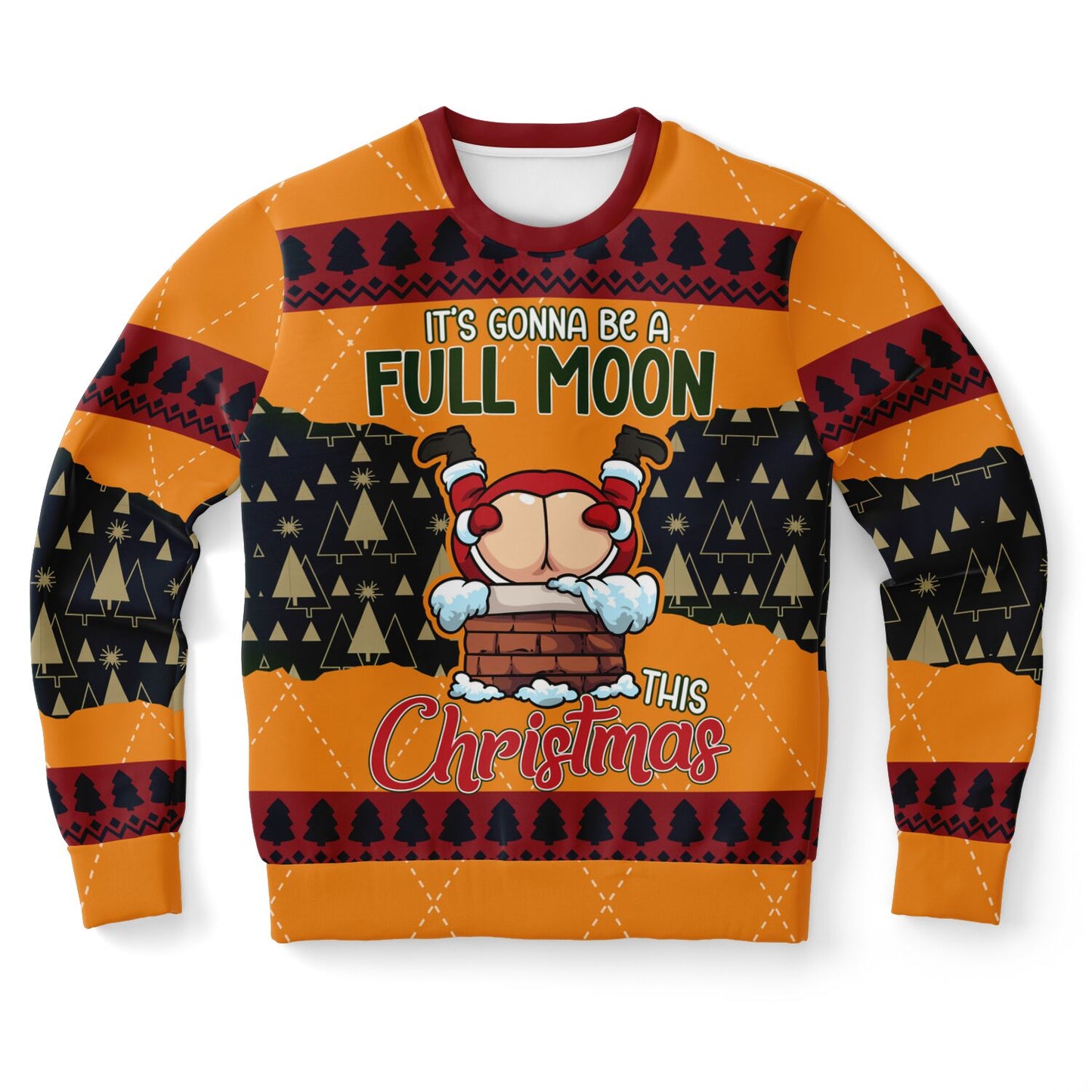 “Full Moon This Christmas” Funny Holiday Sweat