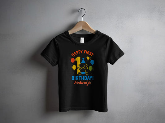Happy First Birthday Richards Jr Graphic Tee product