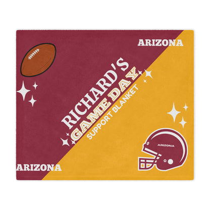 Custom Minky Throw Blanket - All 32 Pro Football Team Colors | Pick Your City | Giftable