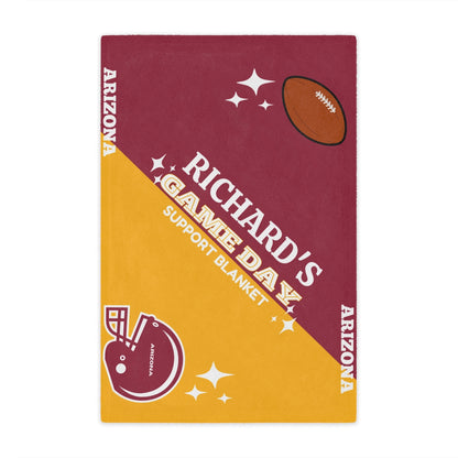 Custom Minky Throw Blanket - All 32 Pro Football Team Colors | Pick Your City | Giftable