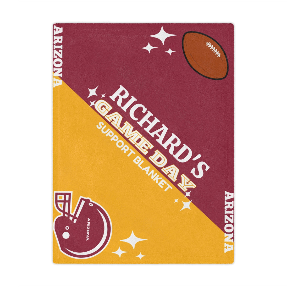 Custom Minky Throw Blanket - All 32 Pro Football Team Colors | Pick Your City | Giftable